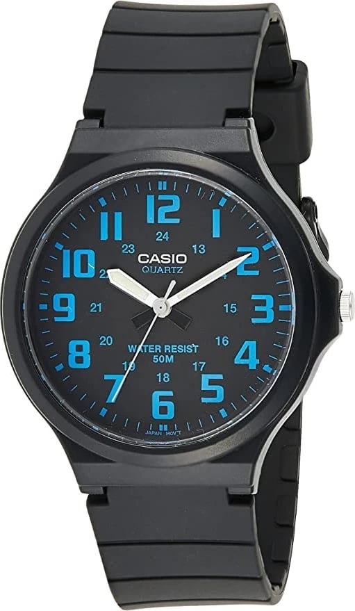 Orë dore për meshkuj CASIO SIMPLE, e zezë