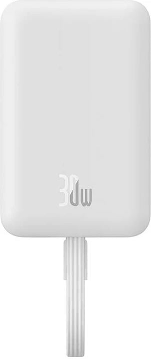 Powerbank Baseus Magnetic Mini 10000mAh, 30W, MagSafe, e bardhë