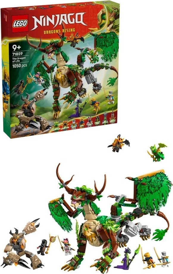 Set ndërtimi, LEGO NINJAGO 71859 Dragon of Life, 1050 pjesë, 9+