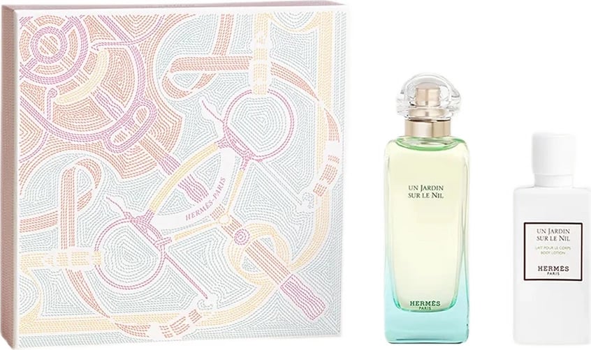 Set Eau de Toilette Hermes Un Jardin Sur Le Nil 100ml + Body Balm 80ml