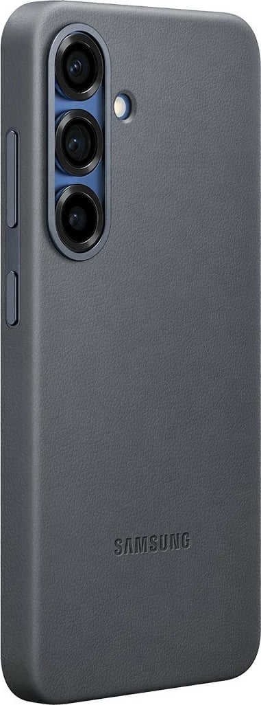 Mbështjellës Samsung Galaxy S25, Faux Leather, 15.8 cm (6.2"), Zi