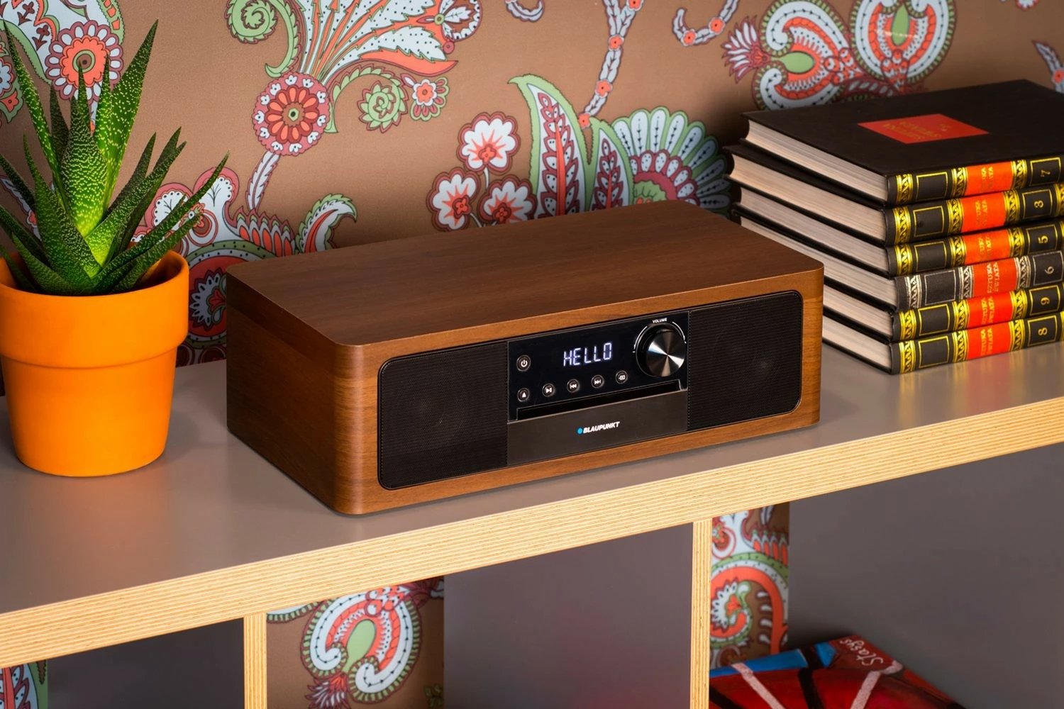 Micro HiFi Blaupunkt MS22BT, Bluetooth, HDMI ARC, CD/MP3/USB/AUX, Ngjyrë druri