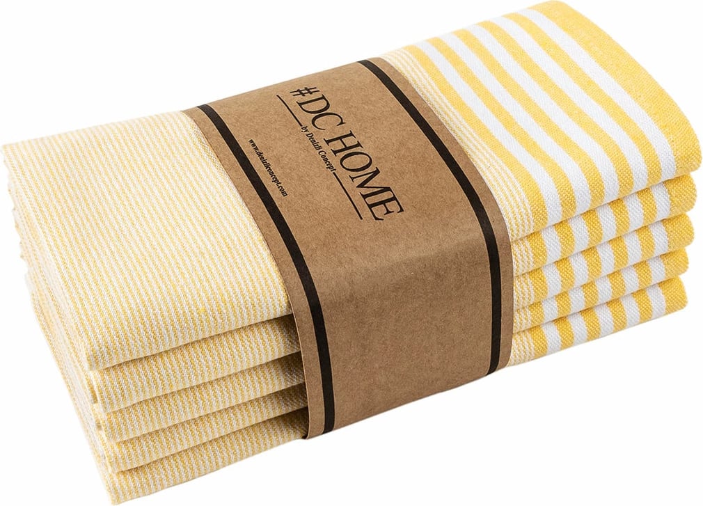 Set peshqirësh dore (5 copë), Hermia Concept, Sevilla, ngjyrë e verdhë