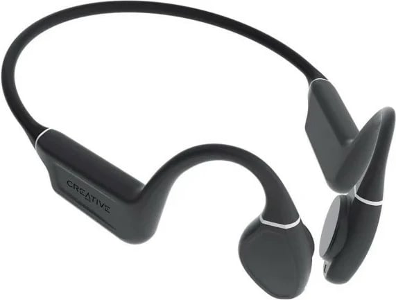 Kufje Creative Outlier Free Plus, bone conduction, Bluetooth 5.3, të zeza