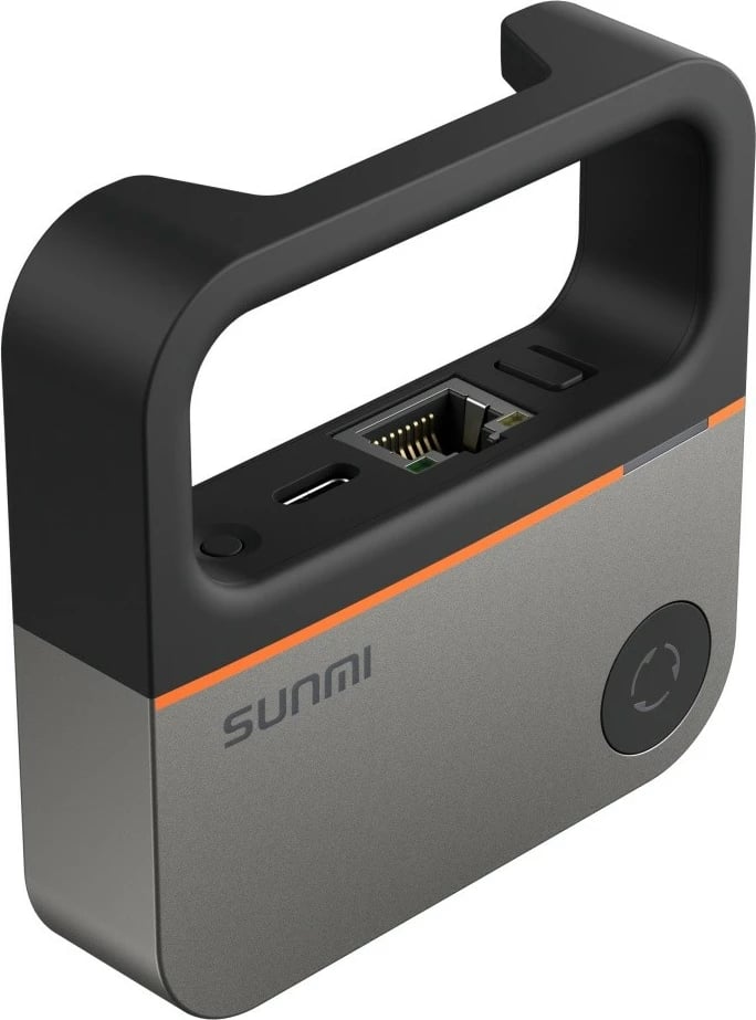 Pikë aksesi Wi‑Fi Sunmi C15004005 802.11ah Hyper Wi‑Fi, WPA3, 1x Ethernet 10/100, USB‑C, AP/Client, e zezë/gri