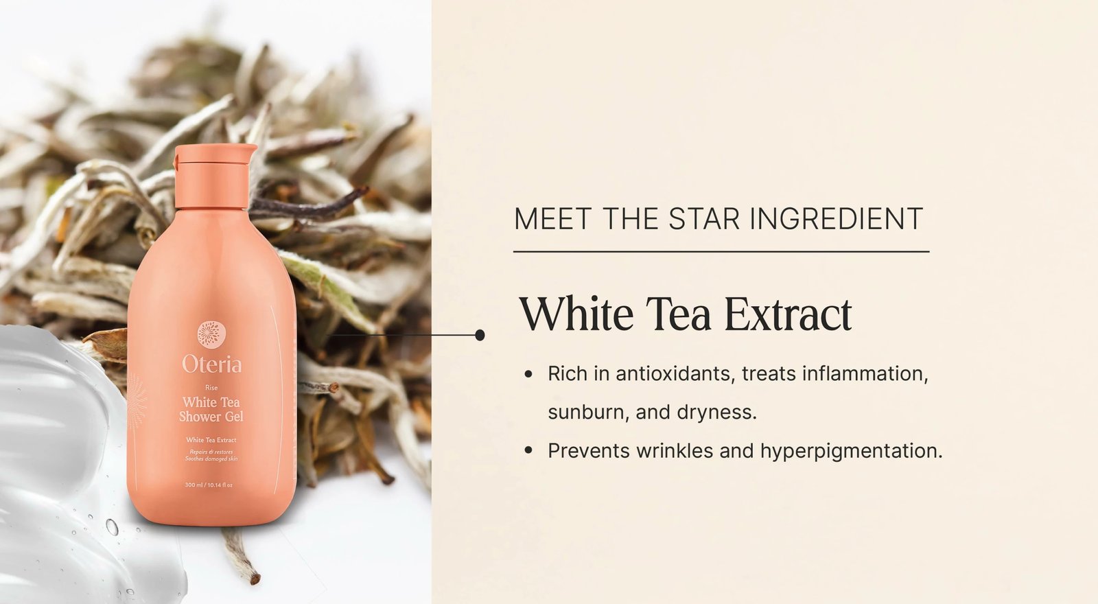 Xhel për trup White Tea Shower Gel, 200ml