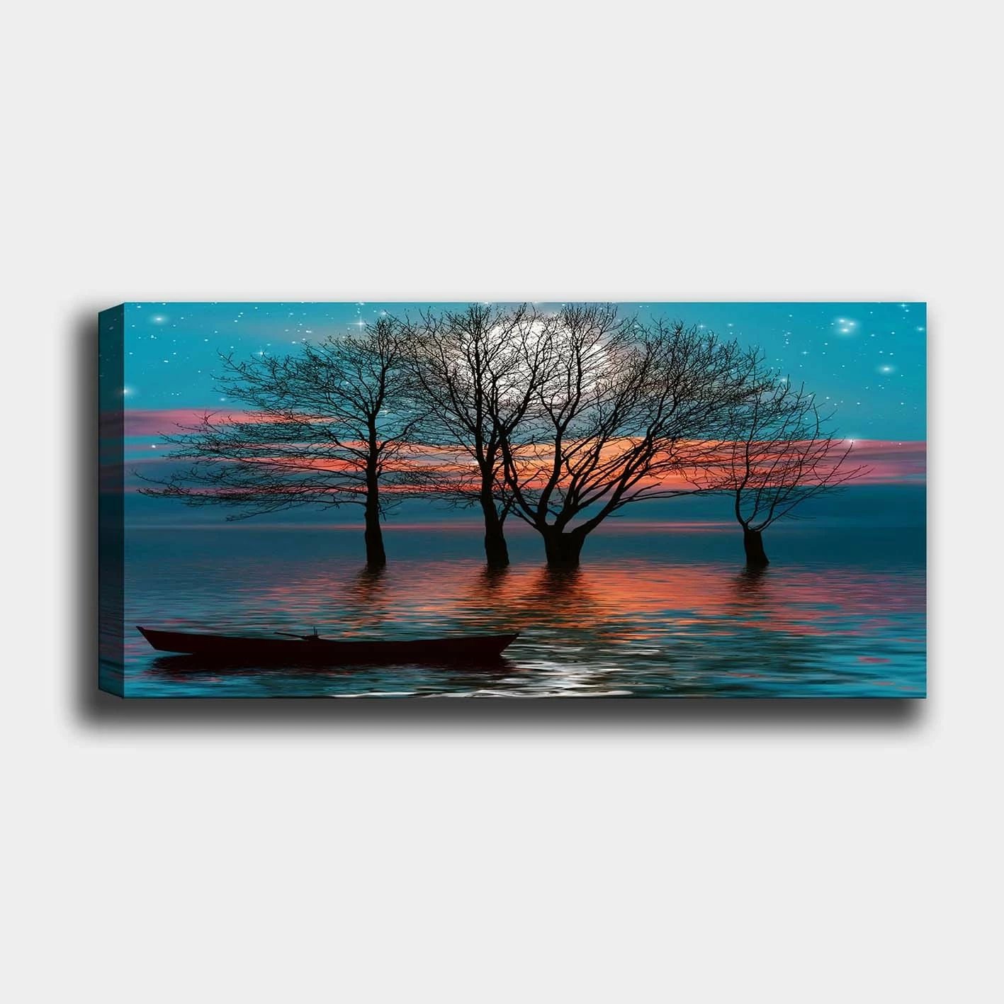 Pikturë dekorative në kanavacë, shumëngjyrëshe, YTY103234329560_3080, 30x80cm