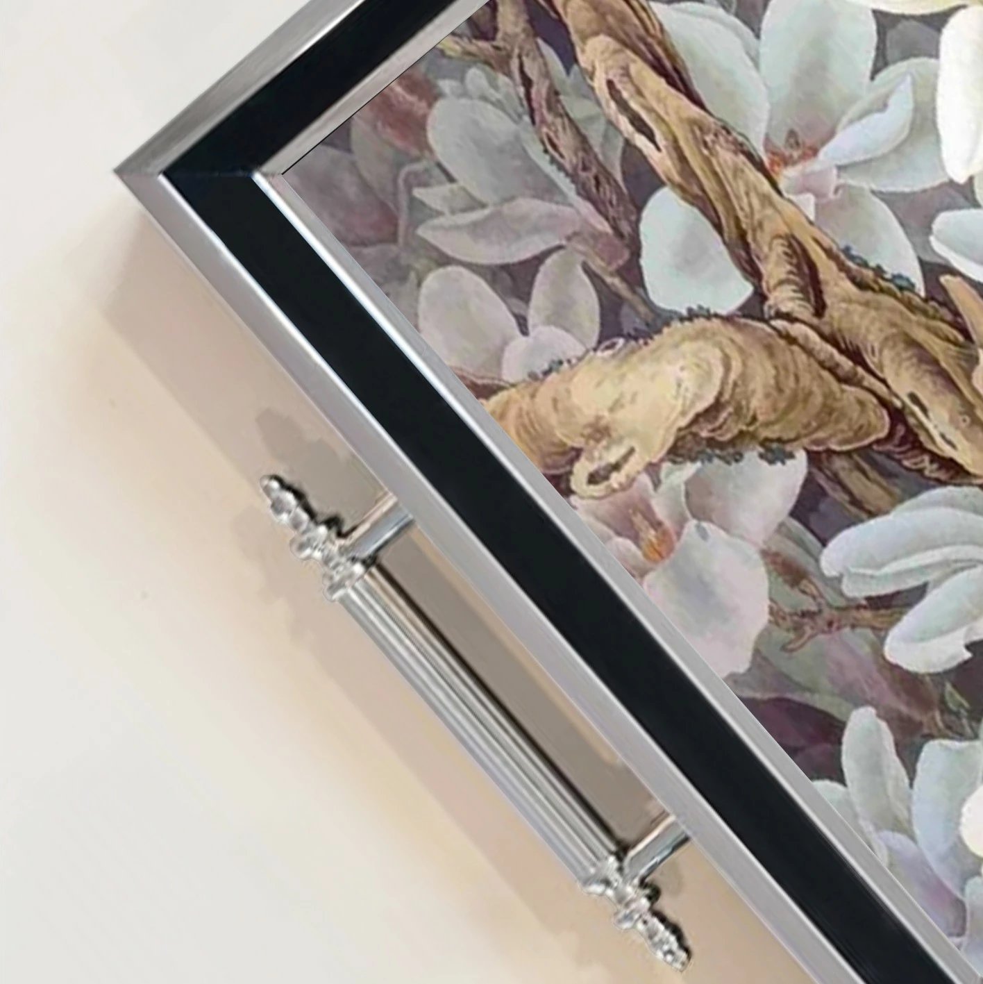 Tabaka qelqi Aberto Design, shumëngjyrëshe, TPG9937, 50x29x3.5cm Tabaka qelqi Aberto Design, shumëngjyrëshe, TPG9937, 50x29x3.5cm