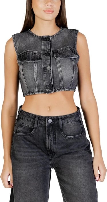 Bluzë pa mëngë Colcci femra e zezë