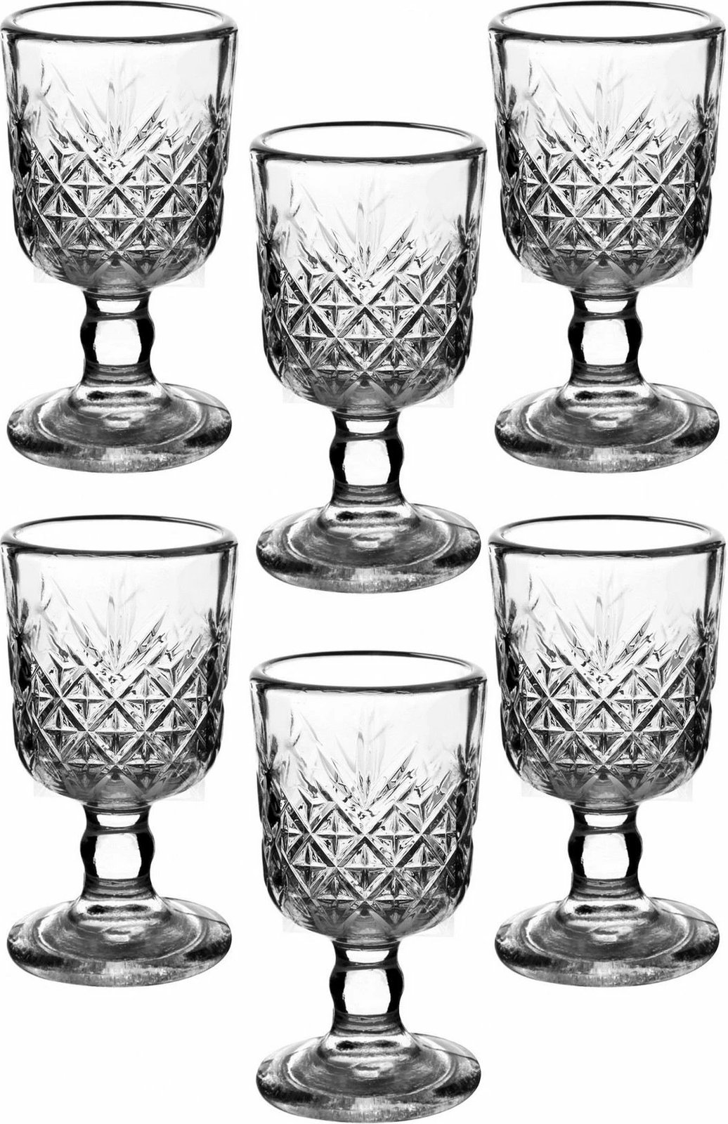 Set gotash prej qelqi (6 copë), Hermia, SH2003GCL