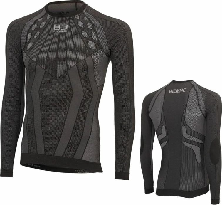 Maicë me mëngë të gjata Biemme, e zezë