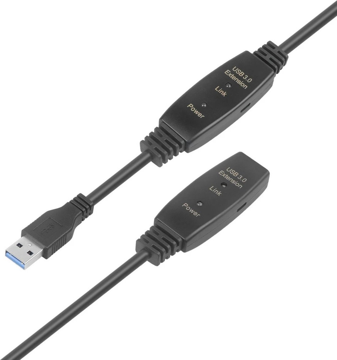 Kabllo zgjatues USB 3.0 TB, 15 m, e zezë