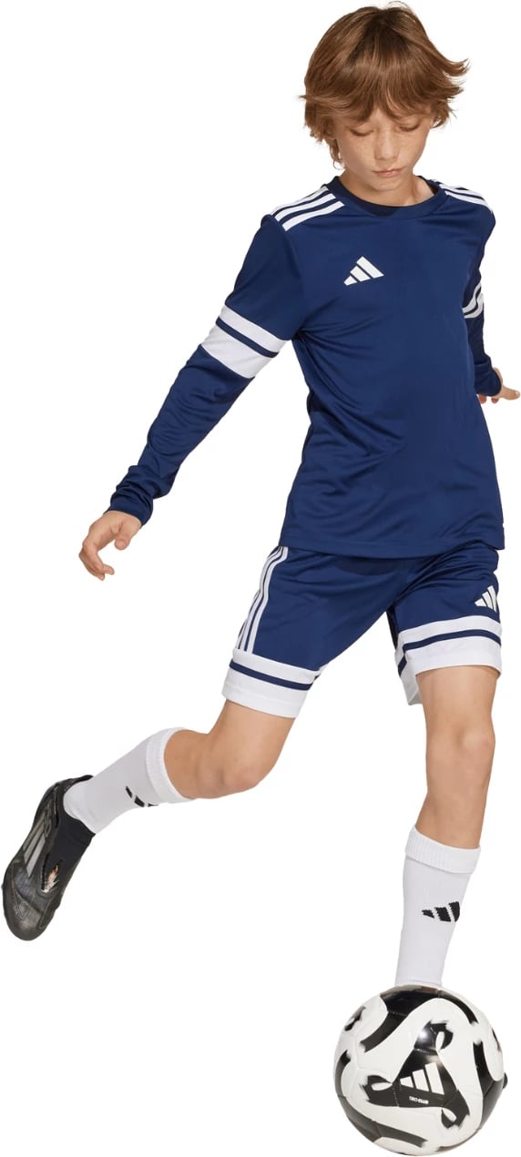 Maicë me mëngë të gjata për fëmijë adidas, navy