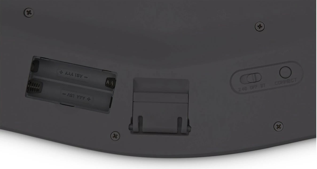 Tastierë wireless Kensington ProFit Ergo, full-size, QWERTY, Bluetooth + RF, e zezë