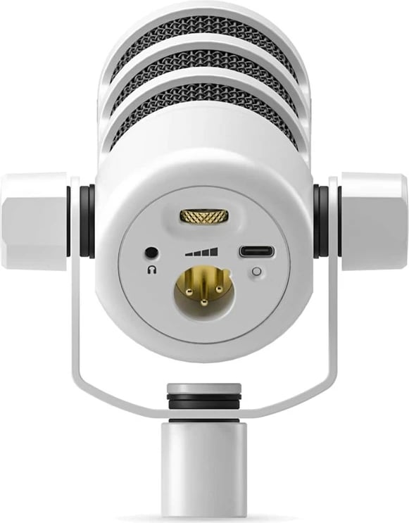 Mikrofon dinamik RODE PodMic USB, për podcasting, Bardhë