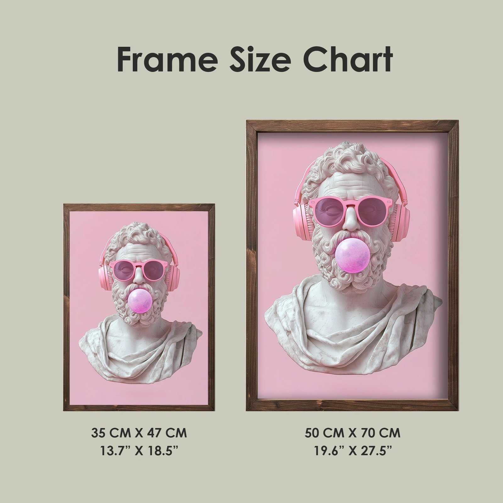 Pikturë dekorative me kornizë, MDF, Wallity, TUN056-XL, shumëngjyrëshe, 50x70x3.5cm