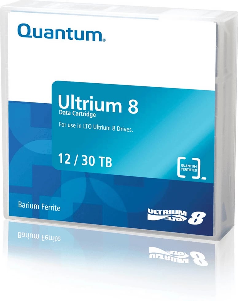 kasetë të dhënash LTO Ultrium 8, Quantum, MR-L8MQN-01, 12/30 TB, e kuqe