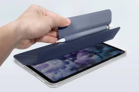 Mbështjellës LAUT Huex Folio me mbajtëse për Apple Pencil për iPad 10.9" (10 gen.), Kaltër