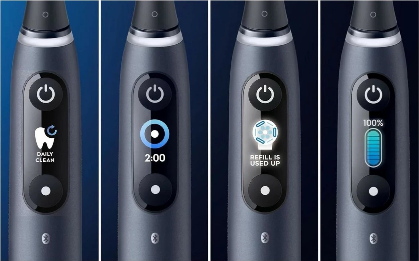 Furçë dhëmbësh elektrike Oral-B iO 8N, me Bluetooth, 6 mënyra pastrimi, ngjyrë e zezë