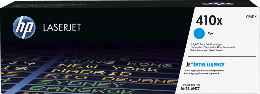Toner HP 410X CF411X rendiment i lartë 5000 faqe XL cyan