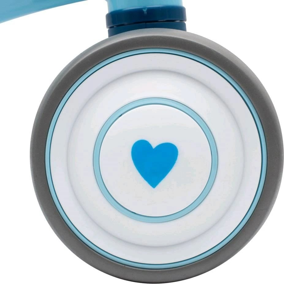 Biçikletë balancuese bebe, BABY MIX, Baby Bike Fruit, kornizë çeliku e lehtë, 4 rrota shkumë, 12–36m, rozë