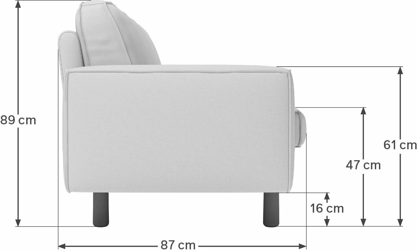 Karrige divan një vendëshe Atelier del Sofa, ngjyrë e kuqe tjegulle, këmbë druri arre