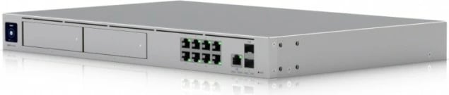 Kasë rrjeti UBIQUITI Dream Machine Pro Max UDM-PRO-MAX, 8 porte GbE, 2 porte 10G SFP+, 2.5 GbE WAN, SSD 128 GB, gri