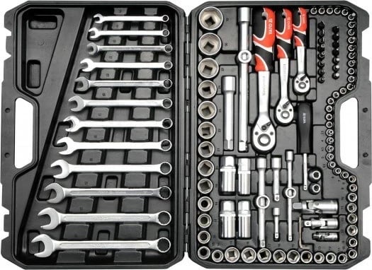Set mjetesh mekanike YATO YT-38831, 111 pjesë, Ngjyrë e zezë
