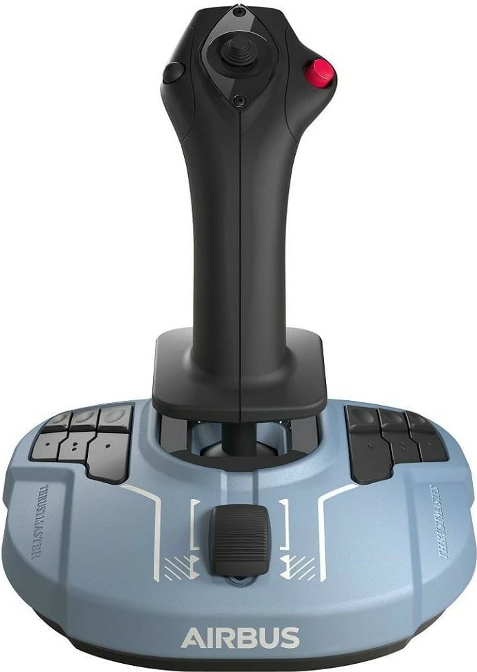 Joystick Thrustmaster TCA Officer Pack AIRBUS Edition për PC, 12 butona, USB, zi/blu