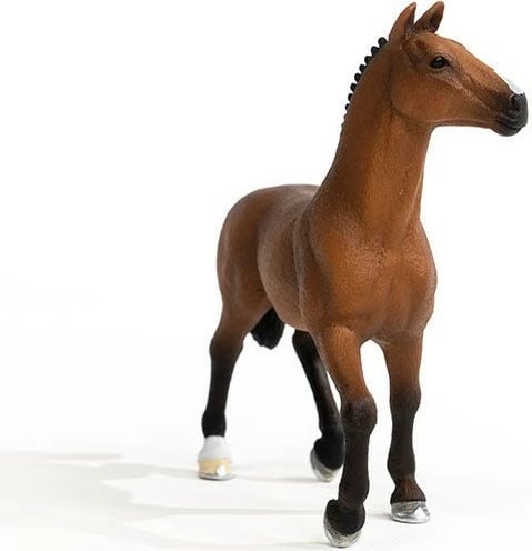 Lodër kalë Schleich HORSE CLUB Oldenburger, 5 vjet, kafe