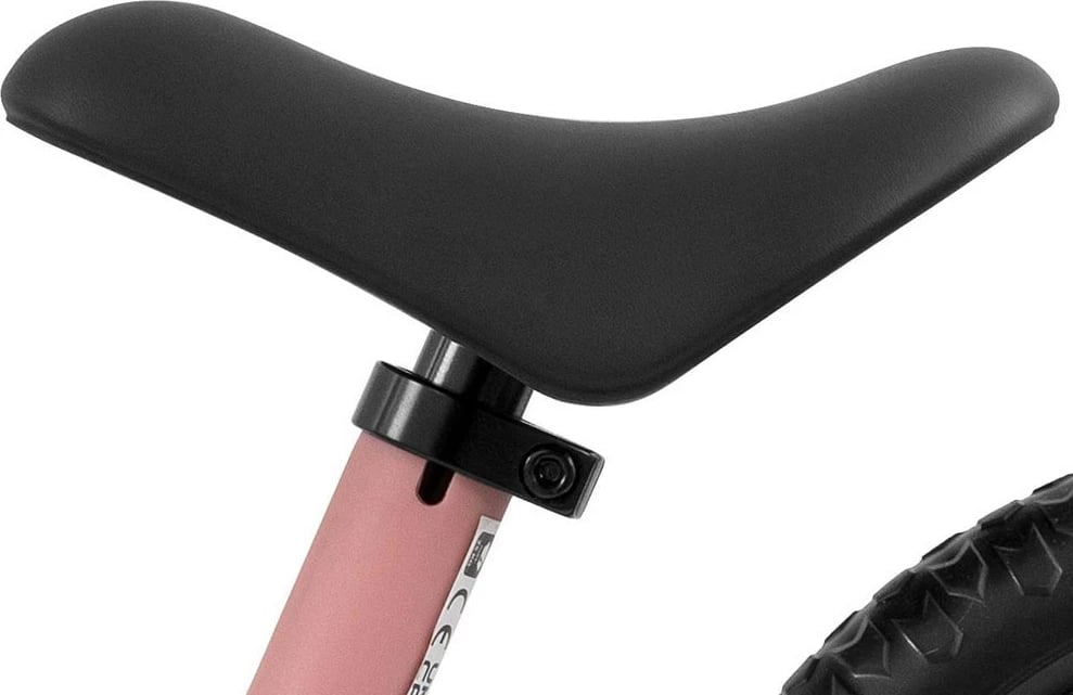 Biçikletë pa pedale për fëmijë, Milly Mally Ranger Flash, 12\" EVA, kornizë kompozite, rrota me LED, peshë 2.8 kg, rozë