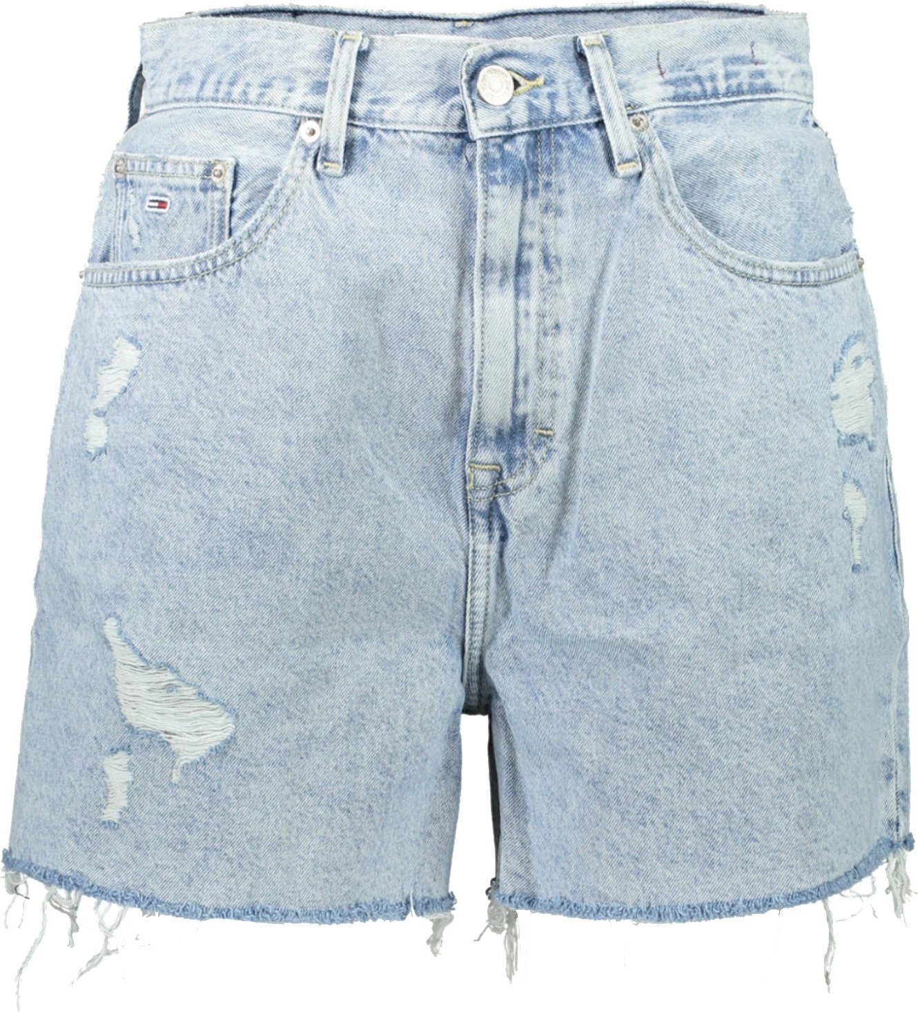 Shorc xhinsi TOMMY HILFIGER për femra, e kaltër e çelët