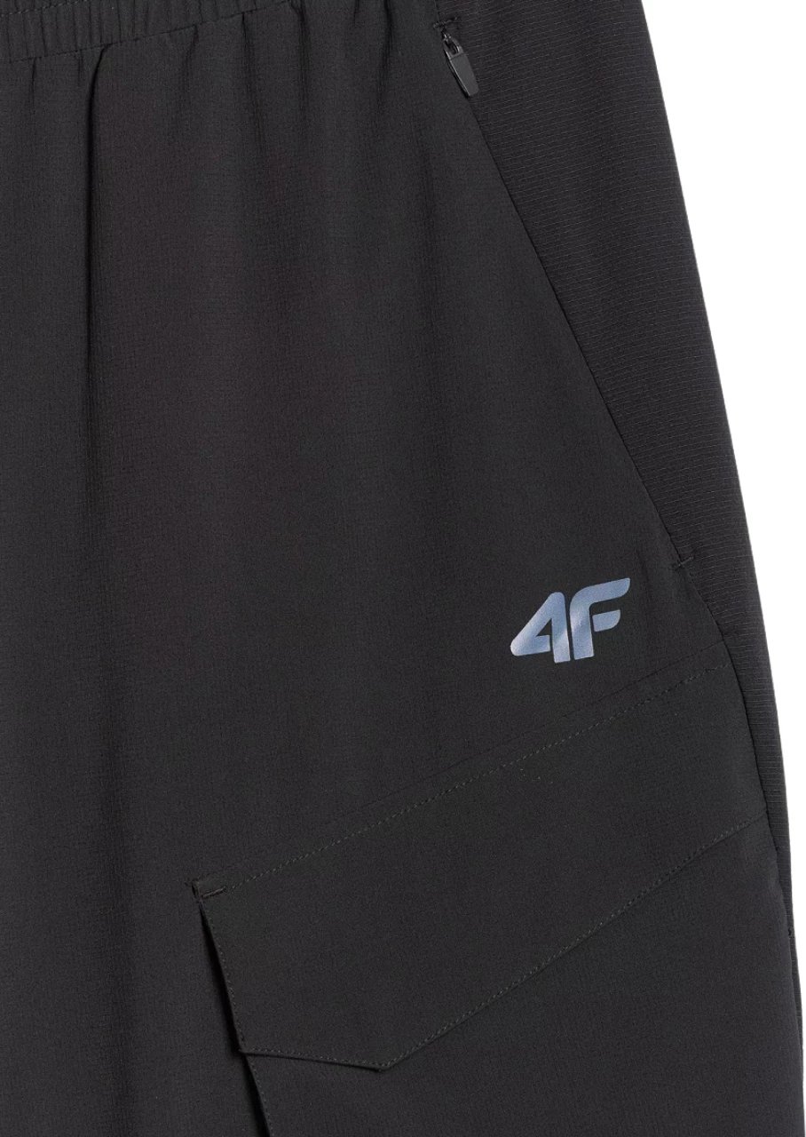 Pantallona trekking për meshkuj 4F, të zeza