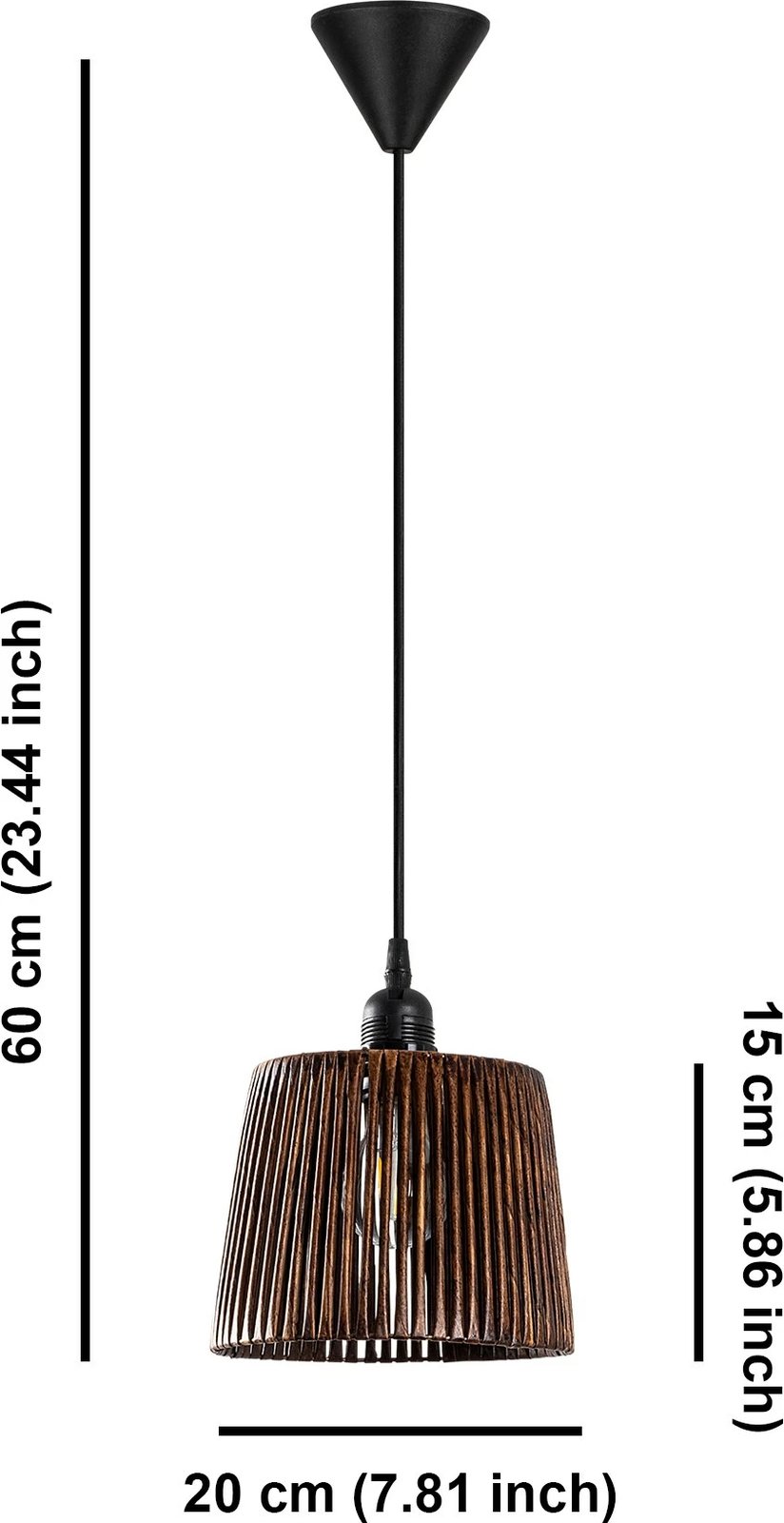 Llambë tavani Opviq, model Akin, ngjyrë antike