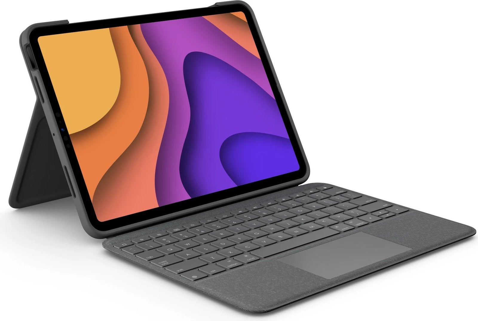 Tastierë me mbështjellës Logitech Folio Touch për iPad Air 4th Gen, gri