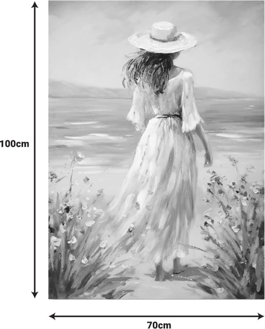 Pikturë kanavace Avra, shumëngjyrëshe, 60x3x90cm