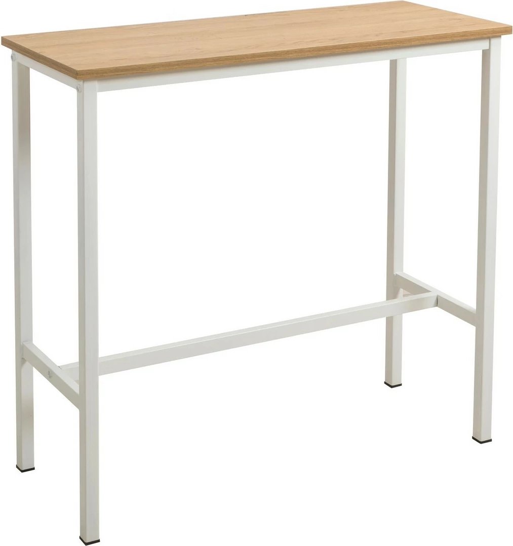 Set tavoline për bar me dy karrige, ngjyrë e bardhë, Hanah Home, Mola Set 100 - Karina