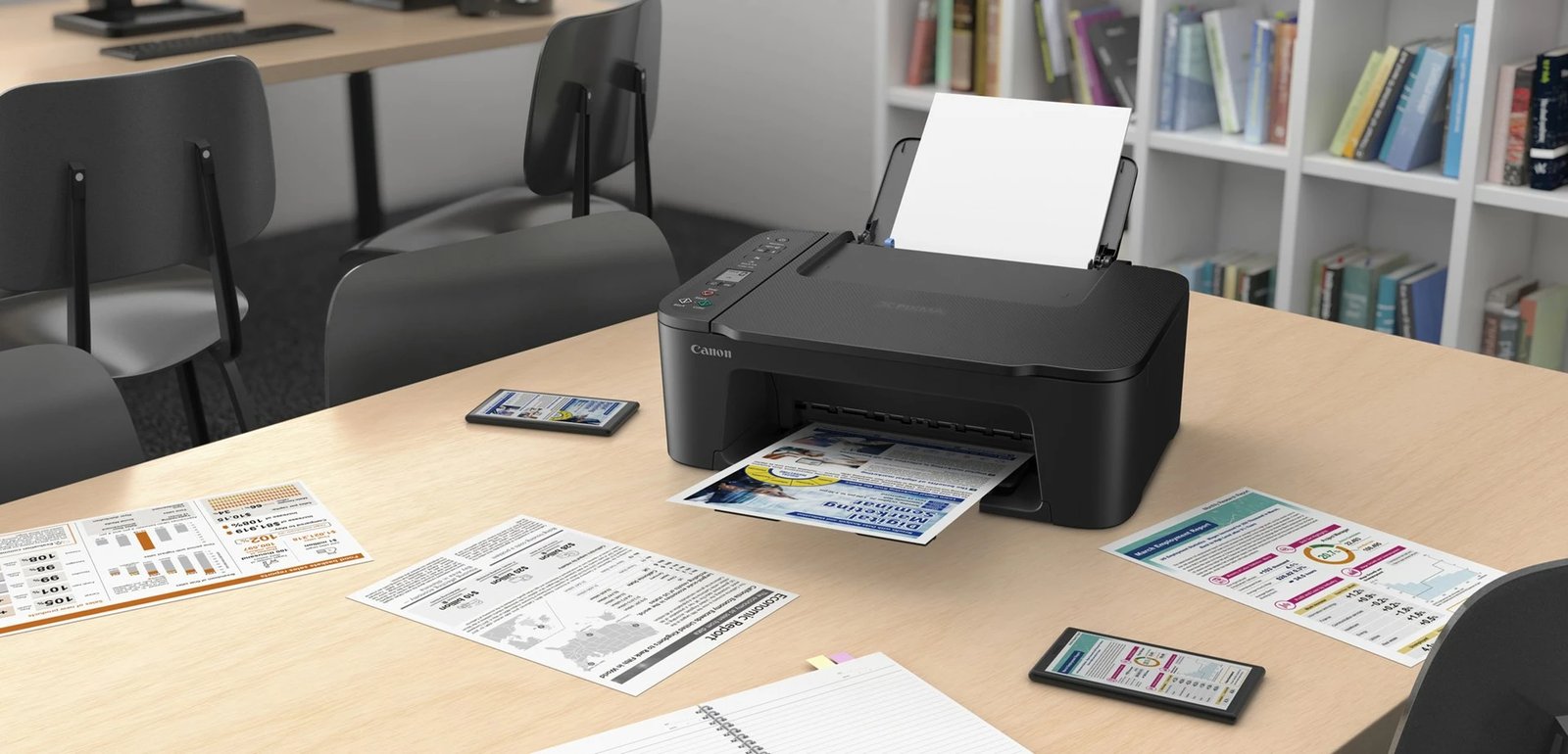 Printer multifunksional Canon PIXMA TS3750i, Inkjet, A4, Wi-Fi, i zi