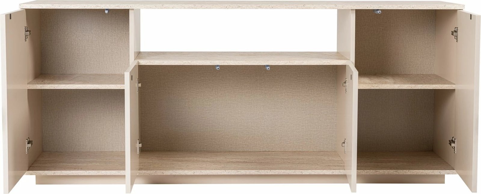 Konsol Skye Decor, Arista - ngjyrë mink, travertin