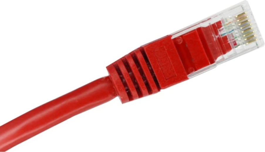 Kabllo rrjeti ALANTEC KKU5CZE0.25 Cat5e, 0.25m, RJ-45, Kuqe
