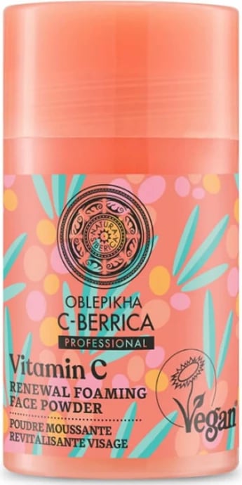 Pluhur shkumues për fytyrë Natura Siberica Renewal Foaming Face Powder 30ml