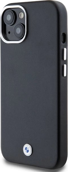 Mbështjellës BMW Signature Wrapped Metal MagSafe për iPhone 15/14/13, i zi