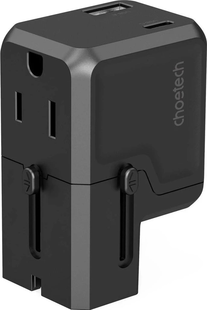 Karikues Choetech PD6038, 1x USB-C, 1x USB-A, i zi