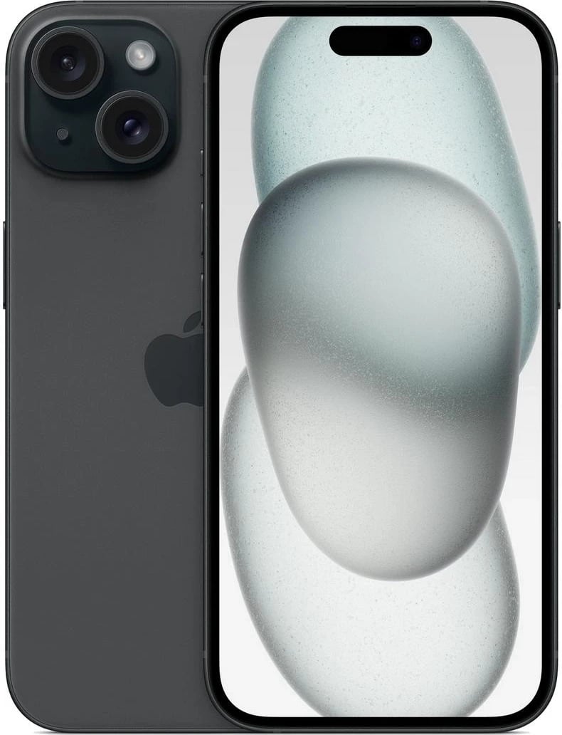 Apple iPhone 15, 6.1", 256GB, black
