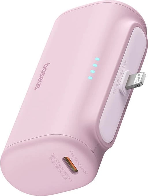 Powerbank Baseus OS-Baseus Compact IP, 5000mAh, 20W, rozë