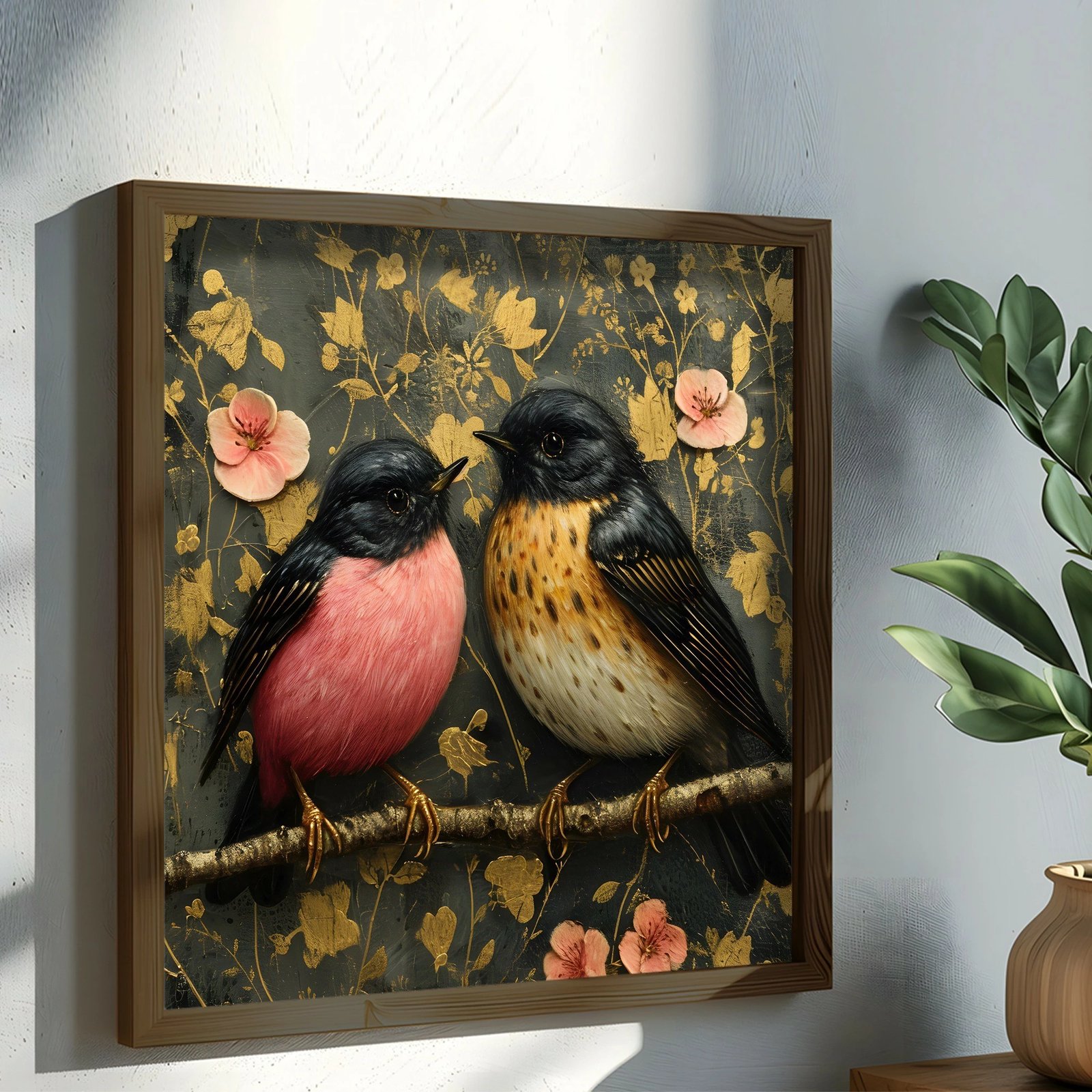 Pikturë dekorative me kornizë MDF, Wallity, AI075, shumëngjyrëshe, 50x50x3.5cm