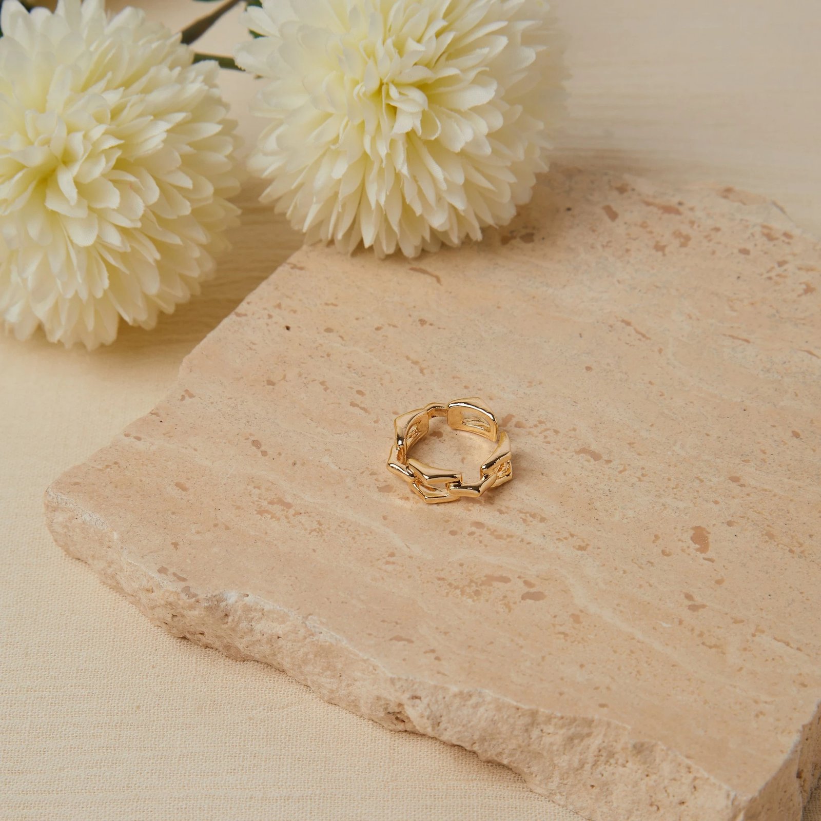 Unazë metalike, ngjyrë ari, Elika, ELKYP38027