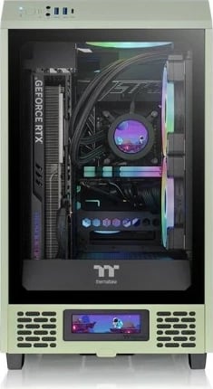 Panel LCD për kasë Thermaltake The Tower 200, Matcha Green