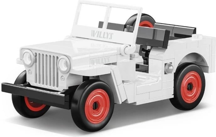 Set blloqe ndërtimi COBI Jeep Willys CJ-2A, 111 pjesë, zi
