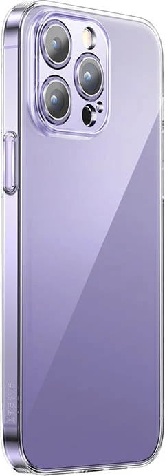 Mbështjellës Baseus Crystal Clear për iPhone 14 Pro Max, transparent, set me xham të temperuar